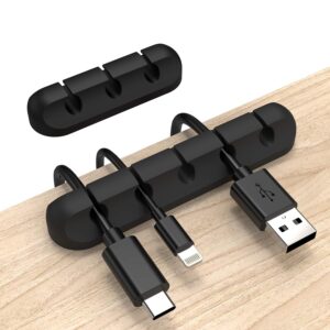 Cable Organizer Clips 2 Packs 5 Slots