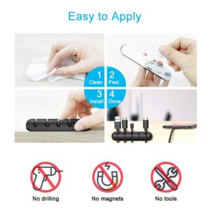 Cable Organizer Clips 2 Packs 5 Slots - Image 6