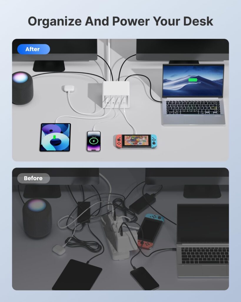 Desktop Charging Station 12-in-1 Multi-Port - Image 3