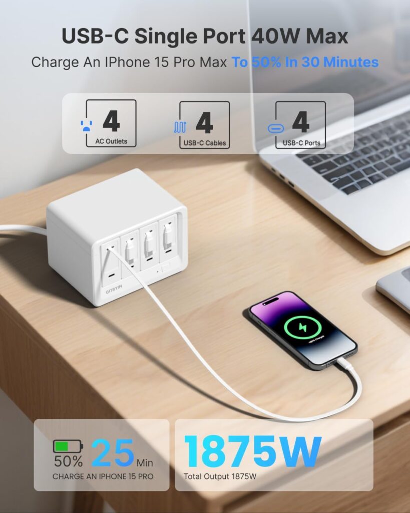 Desktop Charging Station 12-in-1 Multi-Port - Image 5