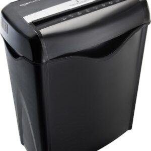 High Security Cross Cut Paper Shredder 8 Sheet Black - Image 13