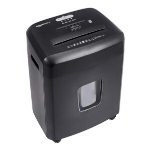 High Security Cross Cut Paper Shredder 8 Sheet Black - Image 14