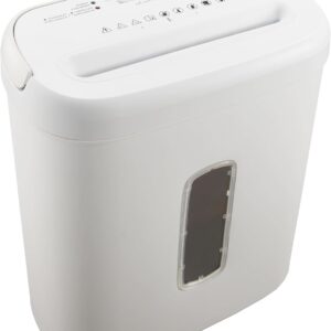 High Security Cross Cut Paper Shredder 8 Sheet Black - Image 8