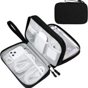Portable Electronic Organizer Bag Waterproof Medium Black - Image 12