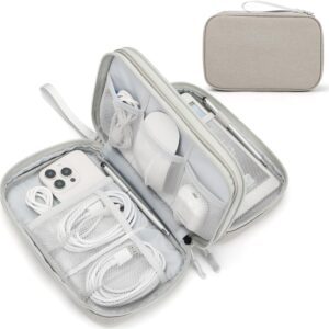Portable Electronic Organizer Bag Waterproof Medium Black - Image 13