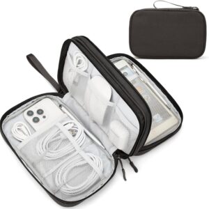 Portable Electronic Organizer Bag Waterproof Medium Black - Image 24