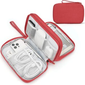 Portable Electronic Organizer Bag Waterproof Medium Black - Image 35