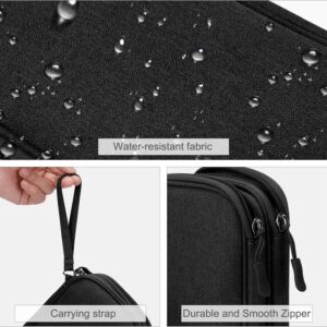 Portable Electronic Organizer Bag Waterproof Medium Black - Image 4
