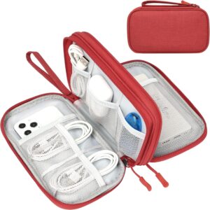 Portable Electronic Organizer Bag Waterproof Medium Black - Image 43