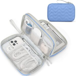 Portable Electronic Organizer Bag Waterproof Medium Black - Image 51