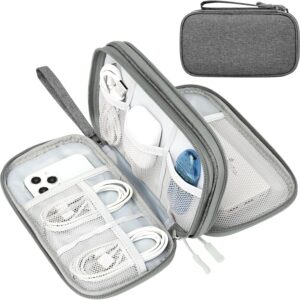 Portable Electronic Organizer Bag Waterproof Medium Black - Image 55