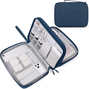 Portable Electronic Organizer Bag Waterproof Medium Black - Image 58