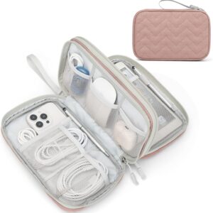 Portable Electronic Organizer Bag Waterproof Medium Black - Image 61