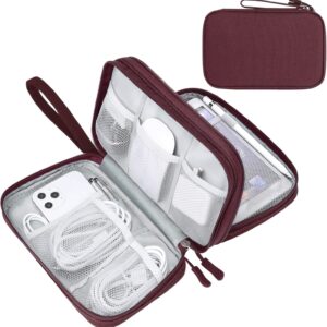 Portable Electronic Organizer Bag Waterproof Medium Black - Image 62