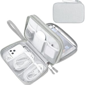 Portable Electronic Organizer Bag Waterproof Medium Black - Image 66