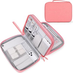 Portable Electronic Organizer Bag Waterproof Medium Black - Image 69