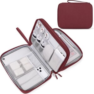 Portable Electronic Organizer Bag Waterproof Medium Black - Image 70