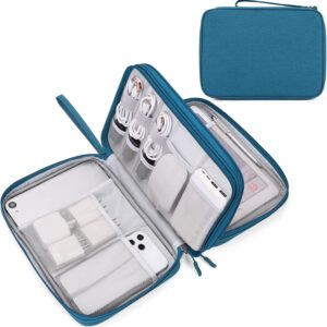Portable Electronic Organizer Bag Waterproof Medium Black - Image 72