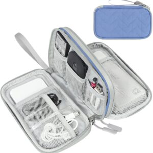 Portable Electronic Organizer Bag Waterproof Medium Black - Image 73