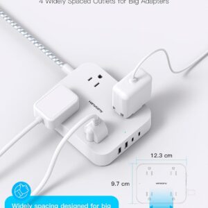 Power Strip Extension Cord 5ft 4 USB Ports - Image 2