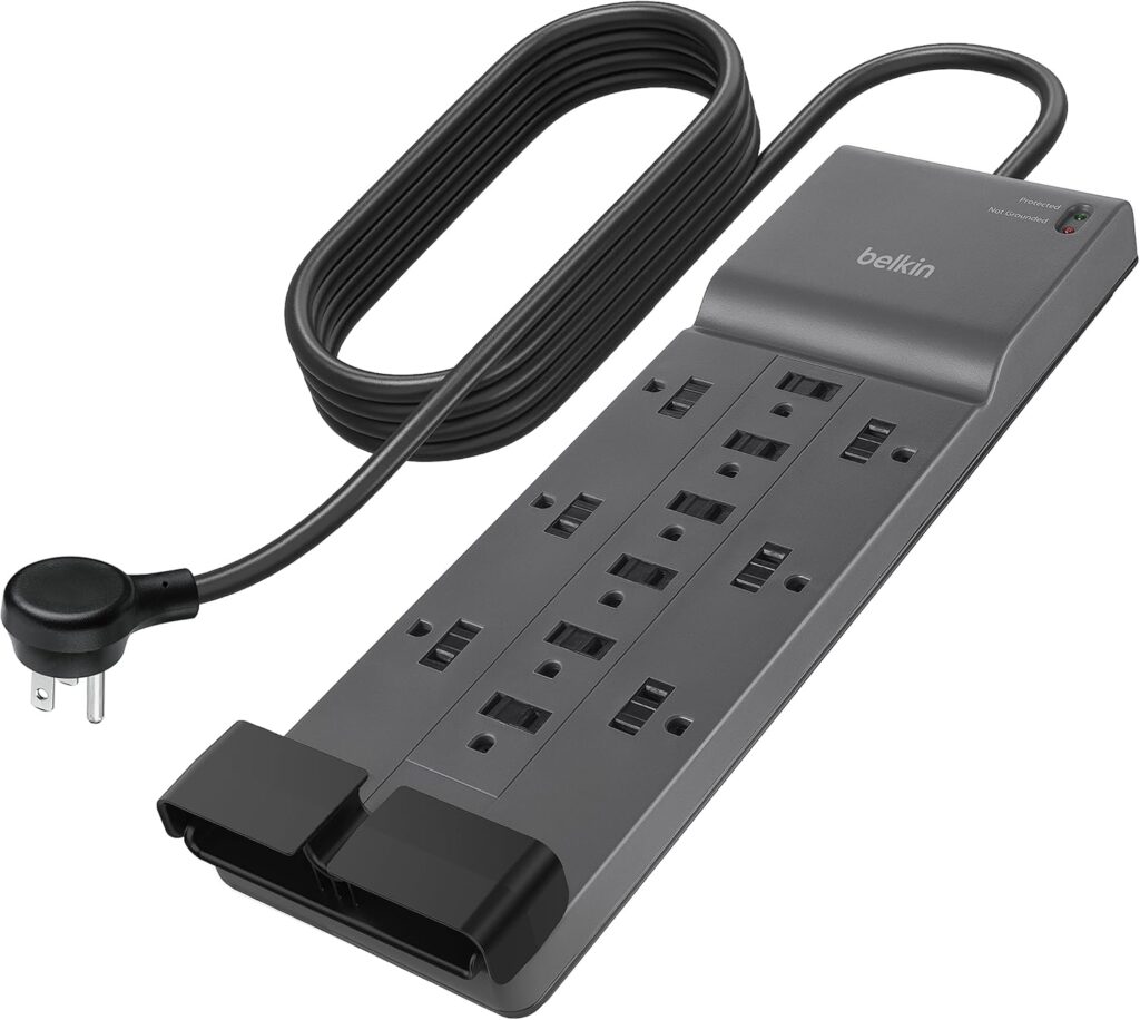Surge Protector Power Strip 12 Outlet 8ft Cord